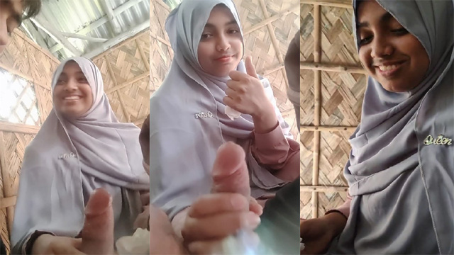 Desi Teacher Affair Hijabi Babe – Sucking Dick Video
