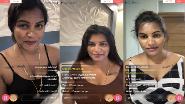 Indian Mallu Makeup Artist Reshma – Premium Live Showing Video Watch Now