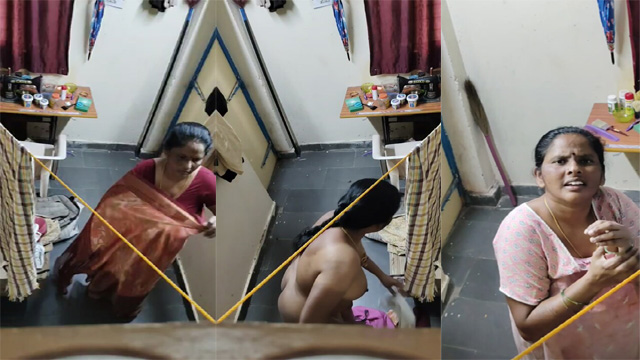 Hot Mom Caught Son Secretly – Capturing Of Dress Change