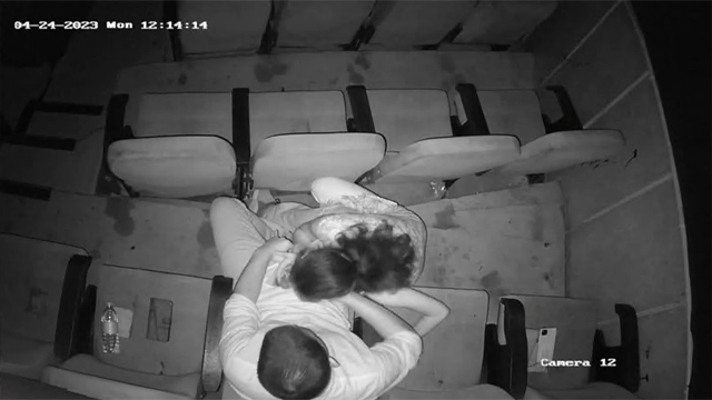 Couple in Theatre Giving Blowjob Boobs Sucking Free Watch Mms Video