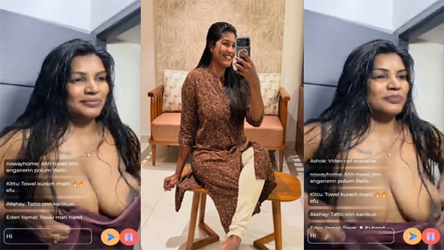 Mallu Reshma Rechu – First Ever Nip Slip Video HD