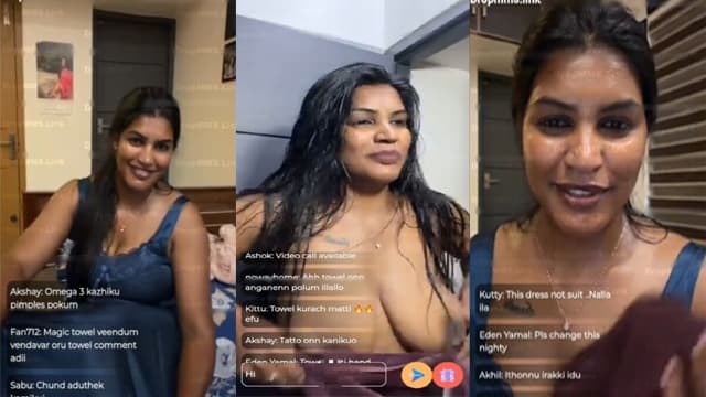 Mallu Reshma Rechu Nip Slip Extended Free live